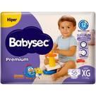 Fralda Descartável Babysec Premium Hiper XG 56 Unidades