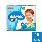 Fralda Descartável Babysec Ultra Jumbo Galinha Pintadinha Extra Extra Grande 8x16