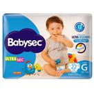 Fralda Descartável Babysec Ultra Jumbo Gallinha Pintadinha Grande 8 Embalagens c/ 24 Tiras