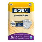 Fralda Descartável BigFral Derma Plus - XG c/ 7 unidades