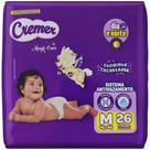 Fralda Descartável Cremer Jumbo M - 26 Unidades Fralda Descartável Cremer Jumbo M - 26 Unidades