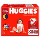 Fralda Descartável HUGGIES Supreme Care XG com 56 Unidades Fralda Descartável HUGGIES Supreme Care XG com 56 Unidades