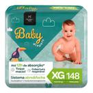 Fralda descartável infantil baby members mark xg 148 unidades conforto e proteção diária Fralda descartável infantil baby members mark xg 148 unidades conforto e proteção diária