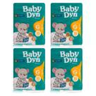 Fralda Descartável Infantil Diurna Noturna Baby Dyn G - 4 Pacotes Fralda Descartável Infantil Diurna Noturna Baby Dyn G - 4 Pacotes