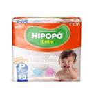 Fralda Descartável Infantil Hipopó Baby Hiper Tamanho P - 94 Unidades
