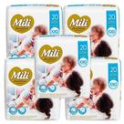 Fralda Descartavel Infantil Love & Care Premium XXG 5 Pacotes 100 Unidades para Bebes Acima de 15kg Fralda Descartavel Infantil Love & Care Premium XXG 5 Pacotes 100 Unidades para Bebes Acima de 15kg