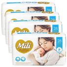 Fralda Descartavel Love & Care Linha Premiun P 4 Pacotes com 28 Unidades Cada Mili Fralda Descartavel Love & Care Linha Premiun P 4 Pacotes com 28 Unidades Cada Mili