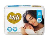 Fralda Descartável MILI Love & Care RN 18 fraldas Premium Fralda Descartável MILI Love & Care RN 18 fraldas Premium