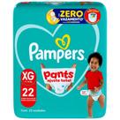 Fralda Descartável Pampers Pants Ajuste Total Mega - 4 Pacotes com 32 Fraldas - Total de 128 Tiras