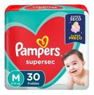 Fralda Descartável Pampers Supersec Pacote M (30 unidades)