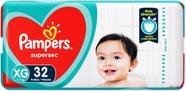 Fralda descartavel pampers supersec xg com 32 unidades Fralda descartavel pampers supersec xg com 32 unidades