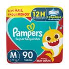 Fralda Descartável Pampers Supersequinha Jumbo M 90 Tiras