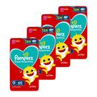 Fralda Descartável Pampers Supersequinha Tamanho G - 4 Pacotes com 60 Fraldas - Total 240 Tiras