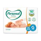 Fralda Descartável Personal Premium Protection 3D Mega G 30 Unidades
