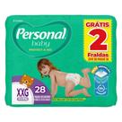 Fralda Descartável Personal Soft & Protect Tamanho XXG - 9 Pacotes com 28 Fraldas - Total 252 Tiras