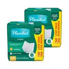 Fralda Descartável Plenitud Classic Intensa Tamanho P/M Roupa Íntima - 2 Pacotes com 32 Unidades