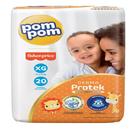 Fralda Descartavel Pompom Derma Protek Jumbo Xgc/20 Fralda Descartavel Pompom Derma Protek Jumbo Xgc/20