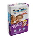 Fralda Descartável Toquinho Basic Plus XXG 40 Fraldas