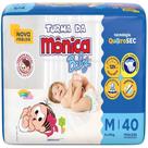 Fralda Descartável Turma da Mônica Econômica Média 6 Pacotes c/ 40 Fraldas