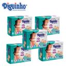 Fralda Diguinho RN Confort Plus recém nascido ou prematuro 5 pacotes com 32 unidades