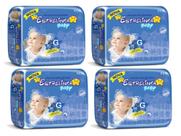 Fralda Estrelinha Baby Hiper 4 Pacotes Tamanho G Com 90 Unidades Cada