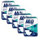 Fralda Geriátrica Adulto Mili Vita Tam: P -5 Pacotes c/ 10 (Total: 50 fraldas)