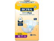 Fralda Geriátrica Bigfral Derma Plus XG com 7 Unidades