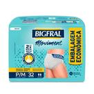 Fralda Geriátrica Bigfral Roupa Íntima Moviment P/M 32 Unidades Fralda Geriátrica Bigfral Roupa Íntima Moviment P/M 32 Unidades