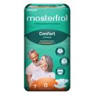 Fralda Geriátrica Masterfral Confort Unissex Tamanho G 7 Unidades