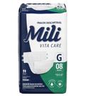 Fralda Geriátrica Mili Vita Care Tam G com 8 Un - Mili