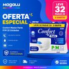 Fralda Geriátrica Pants Confort Master 32 Unidades Roupa Íntima Descartável Incontinência Severa Tamanho:G-EG