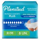 Fralda geriatrica plenitud protect plus tamanho p/m c/8