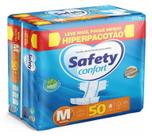 Fralda geriátrica safety confort m c/50 unidades 40 à 70 kg Fralda geriátrica safety confort m c/50 unidades 40 à 70 kg