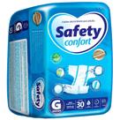 Fralda Geriátrica Safety Confort Tamanho G com 30 Unidades Descartáveis Fralda Geriátrica Safety Confort Tamanho G com 30 Unidades Descartáveis