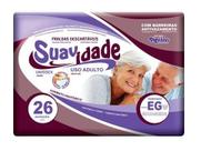 Fralda geriátrica suavidade unissex eg c/26 unidades 90+ kg Fralda geriátrica suavidade unissex eg c/26 unidades 90+ kg