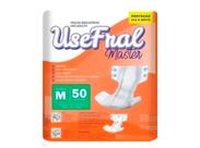 Fralda Geriatrica UseFral Master 1 Pacote Tamanho M De 40 a 80 kg