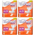 Fralda Geriatrica UseFral Master 4 Pacotes Tamanho XG