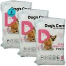 Fralda higiênica descartável dogs care p 6 un para cães fêmeas kit com 3
