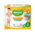 Fralda Hipopó Jumbo G - 30 Unidades para Bebês de 9 a 12kg