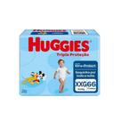 Fralda Huggies Disney Tripla Proteção Tam XXg de 14 a 18 kg C/ 66 Unidades
