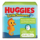Fralda Huggies Little Swimmers Tamanho P/M 11 Unidades Descartáveis