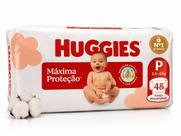 Fralda Huggies Máxima Proteção P 48 Un 3,5 a 6kg