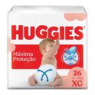 Fralda Huggies Máxima Proteção Tamanho XG Mega 26 Unidades Descartáveis
