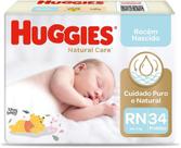FRALDA HUGGIES NATURAL CARE MEGA RN 34 un