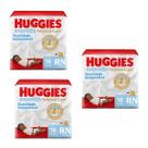 Fralda huggies natural care RN recém nascido com 3 pacotes