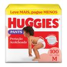 Fralda Huggies Proteção Acolchoada Tamanho M (5,59,5 kg) 100 Unidades