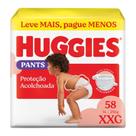 Fralda Huggies Proteção Acolchoada XXG 14 a 25kg 58 Unidades