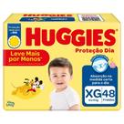 Fralda Huggies Proteção Diária XG 48 Unidades Ultra Absorção, Antivazamento, Conforto Máximo Fralda Huggies Proteção Diária XG 48 Unidades Ultra Absorção, Antivazamento, Conforto Máximo
