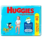 Fralda Huggies Tripla Proteção Hiper XXG 66 Unidades Fralda Huggies Tripla Proteção Hiper XXG 66 Unidades