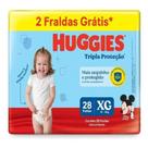 Fralda Huggies Tripla Proteção Mega Fralda Huggies Tripla Proteção Mega